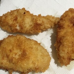 お弁当にも☆鶏胸肉でチキンカツ